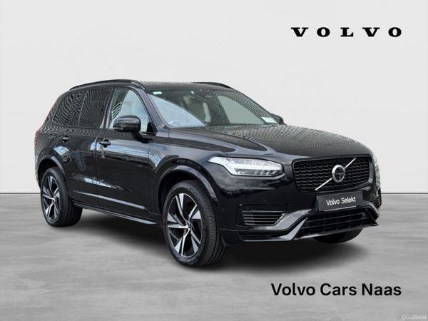 Volvo XC90 Estate, Petrol Plug-in Hybrid, 2024, Black