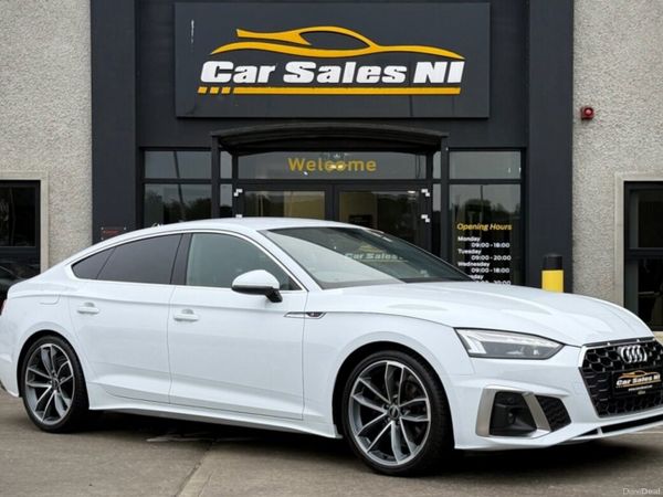 Audi A5 Hatchback, Diesel Hybrid, 2023, White
