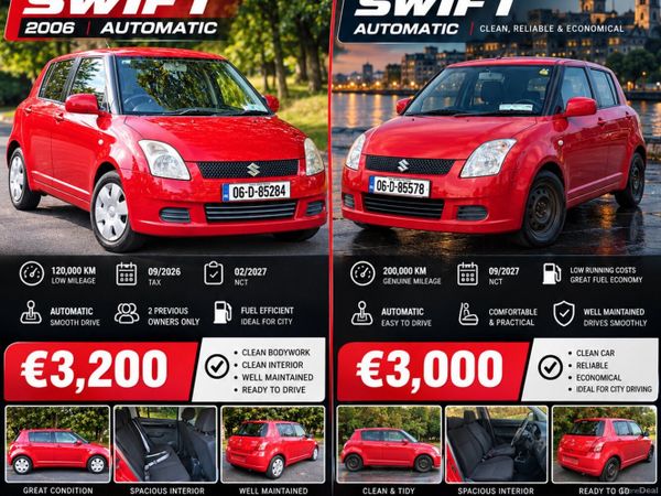 Suzuki Swift Hatchback, Petrol, 2006, Red