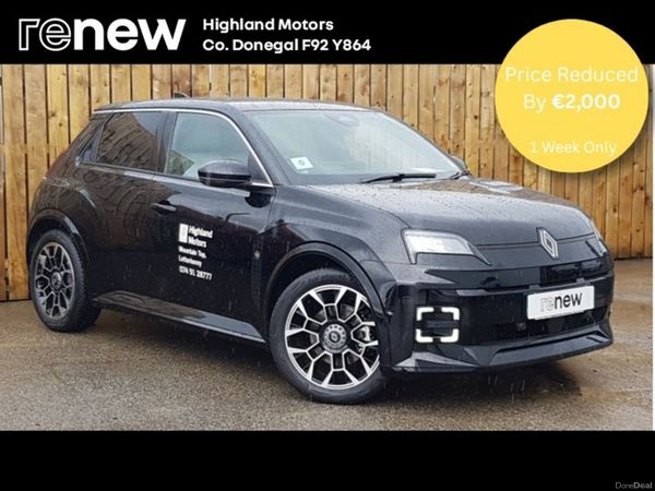 Renault 5 Hatchback, Electric, 2026, Black