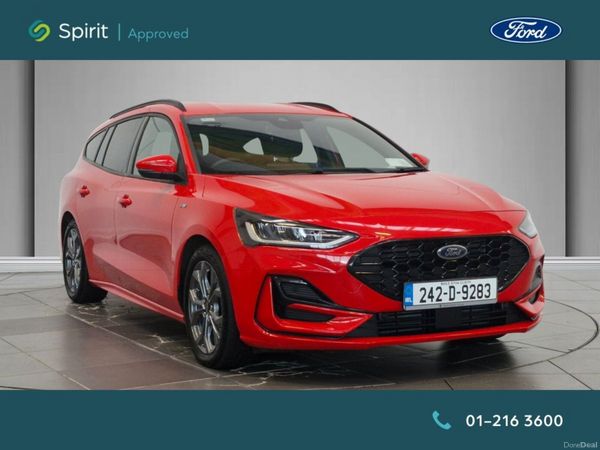 Ford Focus Estate, Petrol, 2024, Red