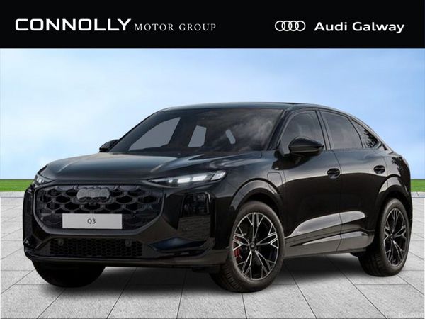 Audi Q3 Saloon, Petrol Plug-in Hybrid, 2027, Black
