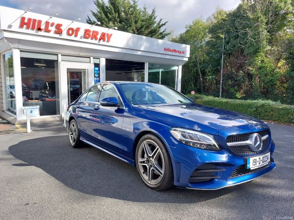 Mercedes-Benz C-Class Saloon, Petrol, 2019, Blue