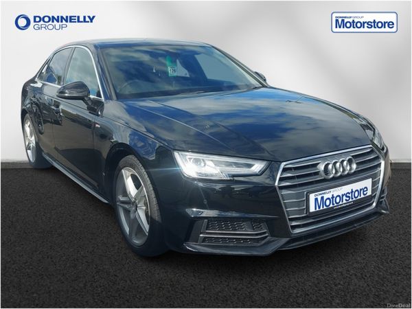 Audi A4 Saloon, Petrol, 2017, Black
