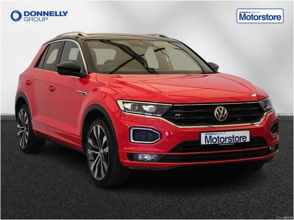 Volkswagen T-Roc Hatchback, Petrol, 2019, Red