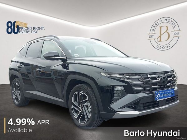 Hyundai Tucson SUV, Petrol Hybrid, 2025, Black