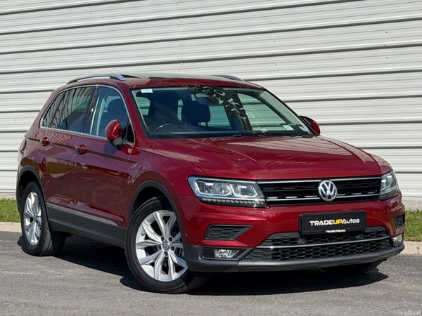 Volkswagen Tiguan SUV, Diesel, 2017, Red