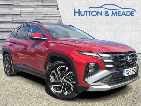 Hyundai Tucson SUV, Petrol Plug-in Hybrid, 2025, Red