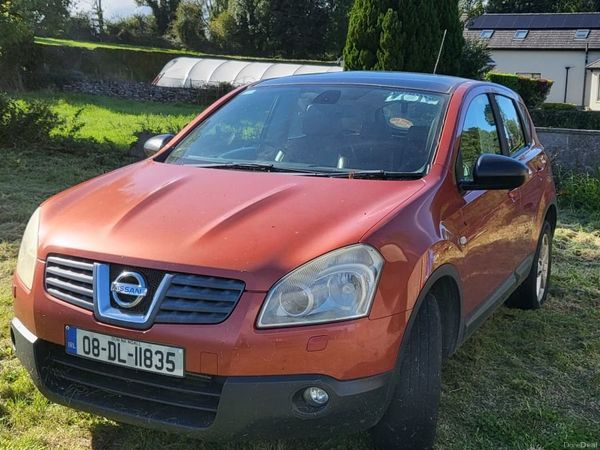 Nissan Qashqai Hatchback, Diesel, 2008, Orange