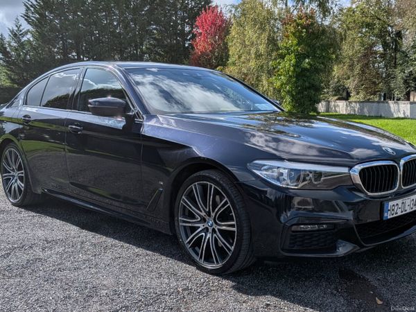 BMW 5-Series Saloon, Petrol Plug-in Hybrid, 2018, Black