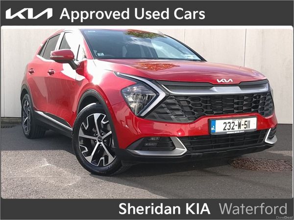 Kia Sportage SUV, Diesel Hybrid, 2023, Red