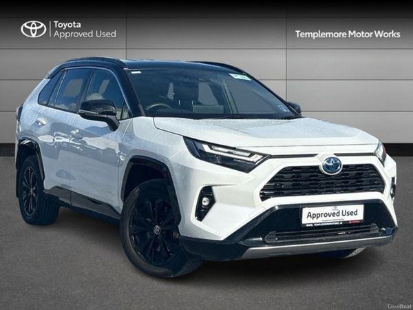 Toyota RAV4 SUV, Petrol Hybrid, 2023, White