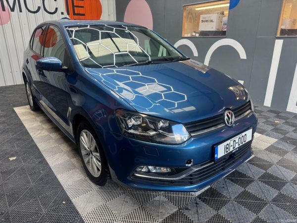 Volkswagen Polo Hatchback, Petrol, 2018, Blue