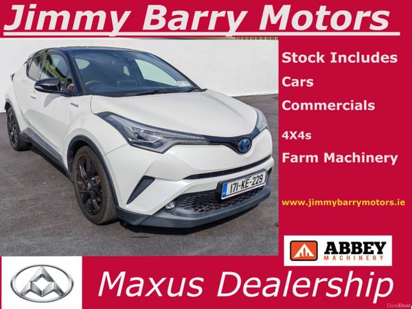 Toyota C-HR Hatchback, Petrol Hybrid, 2017, Black