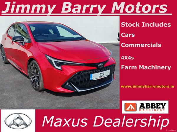 Toyota Corolla Hatchback, Petrol Hybrid, 2023, Red
