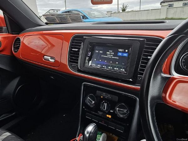Volkswagen Beetle Hatchback, Petrol, 2017, Orange