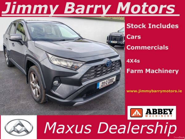 Toyota RAV4 SUV, Petrol Hybrid, 2021, Grey