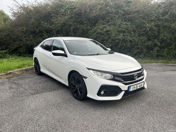 Honda Civic Hatchback, Petrol, 2017, White