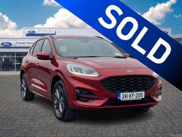 Ford Kuga MPV, Petrol Plug-in Hybrid, 2024, Red