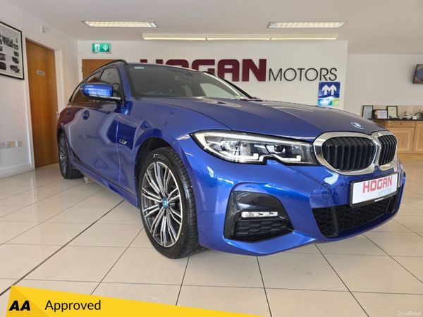 BMW 3-Series Estate, Petrol Plug-in Hybrid, 2022, Blue