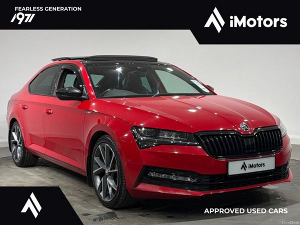 Skoda Superb Saloon, Diesel, 2021, Red
