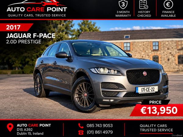 Jaguar F-Pace SUV, Diesel, 2017, Grey