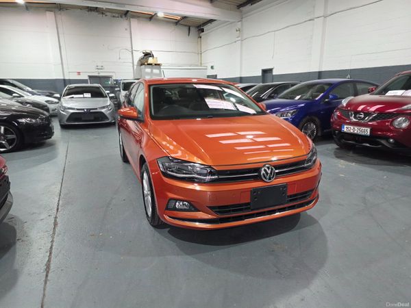 Volkswagen Polo Hatchback, Petrol, 2018, Orange