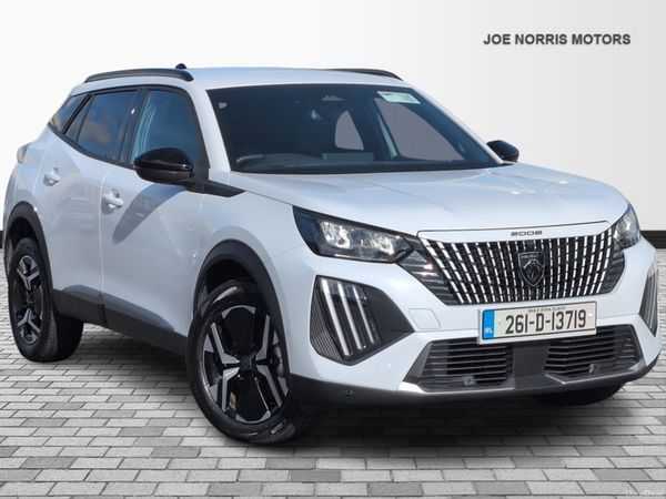 Peugeot 2008 SUV, Petrol Hybrid, 2026, White