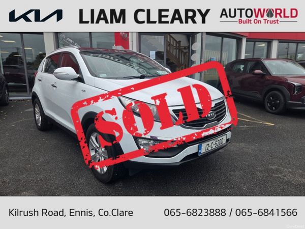 Kia Sportage MPV, Diesel, 2012, White