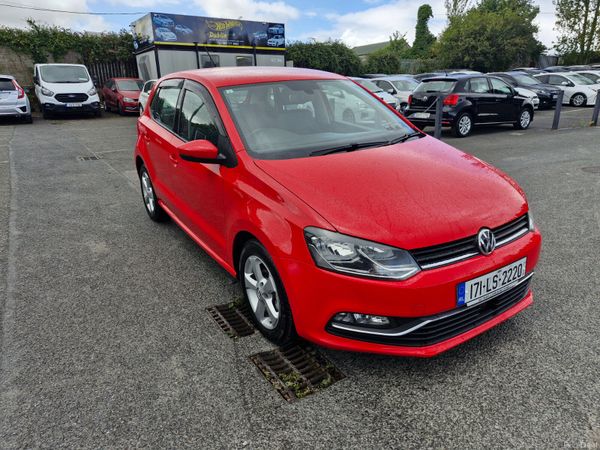 Volkswagen Polo Hatchback, Petrol, 2017, Red