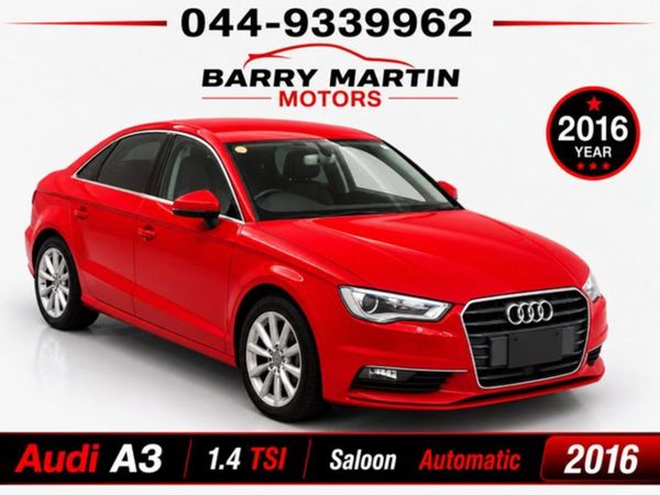 Audi A3 Saloon, Petrol, 2016, Red