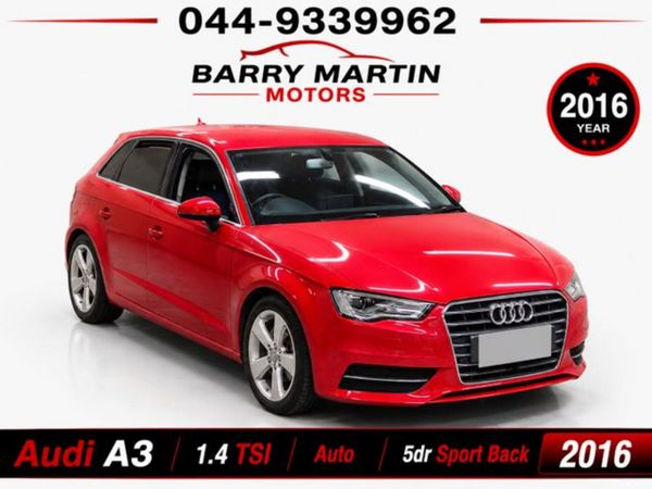 Audi A3 Hatchback, Petrol, 2016, Red