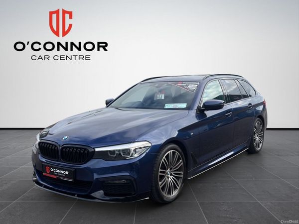 BMW 5-Series Estate, Diesel, 2019, Blue
