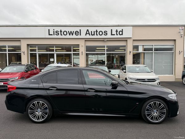 BMW 5-Series Saloon, Petrol Plug-in Hybrid, 2017, Black