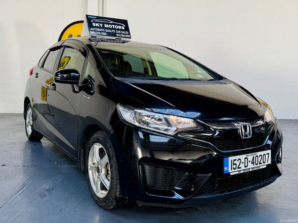 Honda Fit Hatchback, Petrol Hybrid, 2015, Black