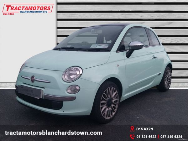 Fiat 500 Hatchback, Petrol, 2014, Green