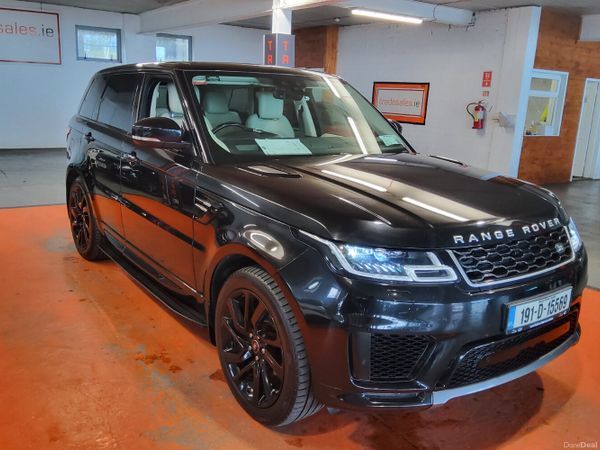 Land Rover Range Rover Sport SUV, Diesel, 2019, Black