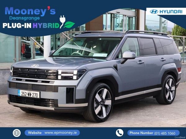 Hyundai Santa Fe SUV, Petrol Plug-in Hybrid, 2025, Blue