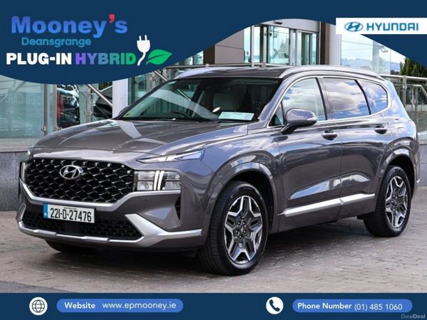Hyundai Santa Fe SUV, Petrol Plug-in Hybrid, 2022, Silver