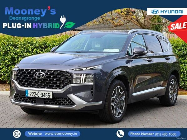Hyundai Santa Fe SUV, Petrol Plug-in Hybrid, 2022, Blue