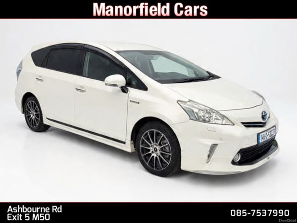 Toyota Prius MPV, Petrol Hybrid, 2014, White