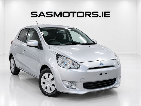Mitsubishi Mirage Hatchback, Petrol, 2015, Silver