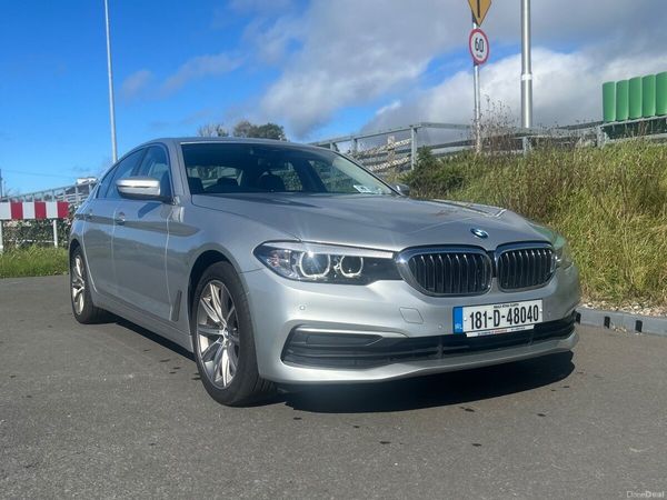 BMW 5-Series Saloon, Diesel, 2018, Silver