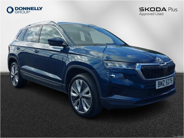 Skoda Karoq Estate, Petrol, 2023, Blue