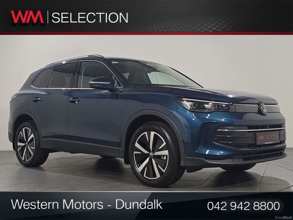 Volkswagen Tiguan SUV, Petrol Plug-in Hybrid, 2026, Blue