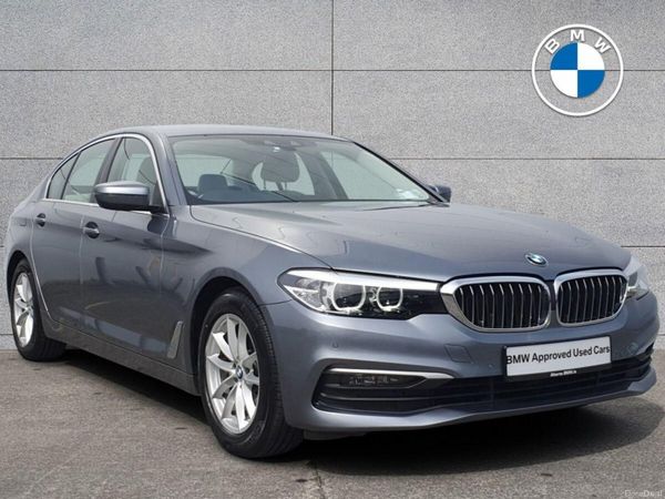 BMW 5-Series Saloon, Diesel Hybrid, 2020, Blue