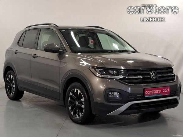 Volkswagen T-Cross Hatchback, Petrol, 2021, Grey