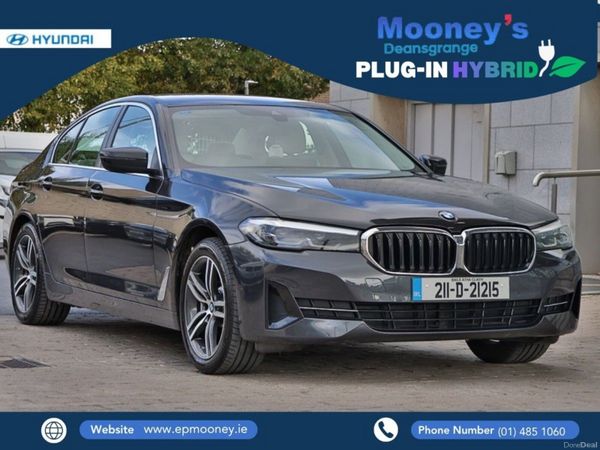 BMW 5-Series Saloon, Petrol Plug-in Hybrid, 2021, Grey