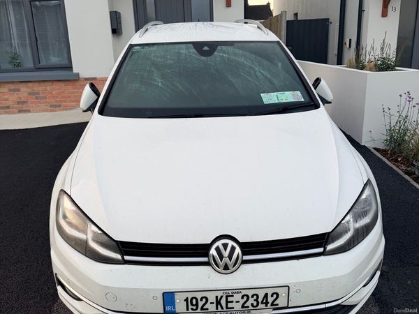 Volkswagen Golf Estate, Diesel, 2019, White