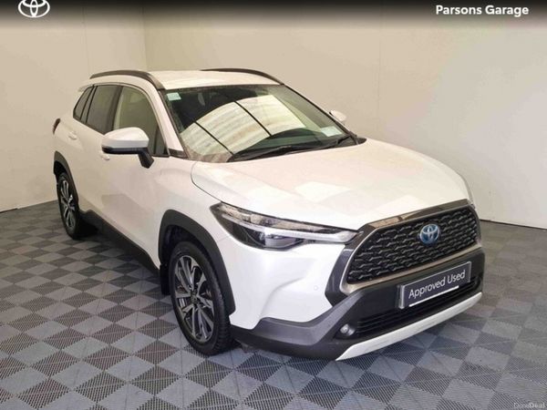 Toyota Corolla Cross SUV, Petrol Hybrid, 2024, White